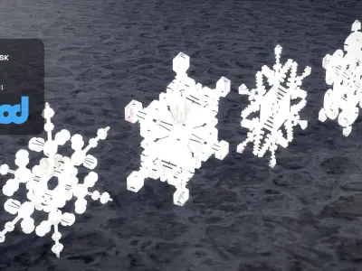 Snow Flake 3D model