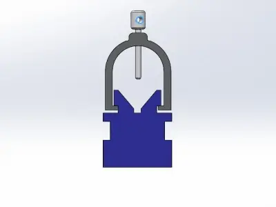 V-block 3D Model clamp 3D print model