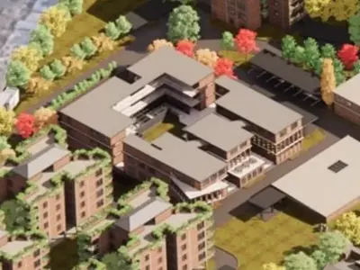 Community Club House Design - Revit model 3D model