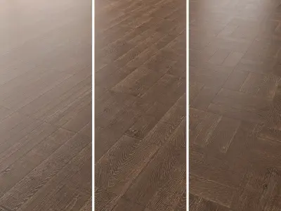 Parquet Oak Rotec Wildwood set 3 3D model