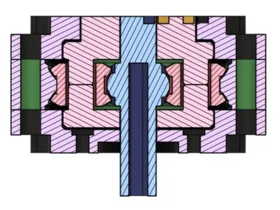 SIMPLE STEAM PLANEARY GEAR 3D print model