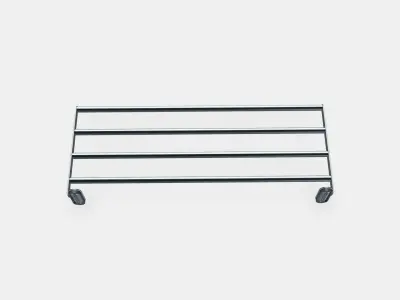 BROGRUND Wall shelf with towel rail Low-poly 3D model
