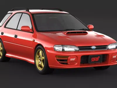 Subaru Impreza WRX STI 3D model