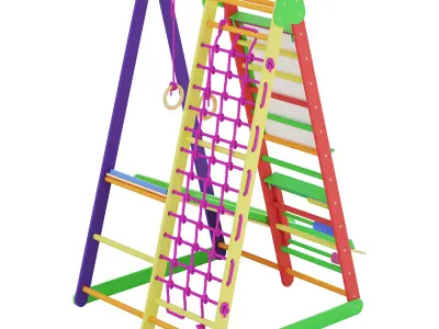 Childrens sports shelter for home-Kind-Start 3D model