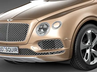 Bentley Bentayga 2016 3D model