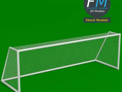 Soccer goal 3D model
