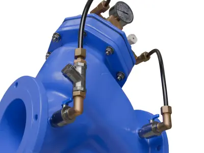 water pressure control valve 3D model