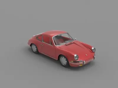 1964 Porsche 911  3D model