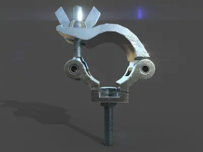 Truss Clamp Low-poly 3D model