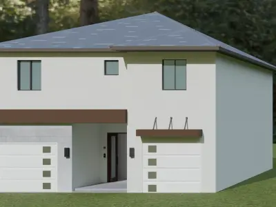 seabreeze villa Low-poly 3D model