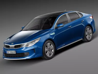 Kia Optima Hybrid 2017 3D model