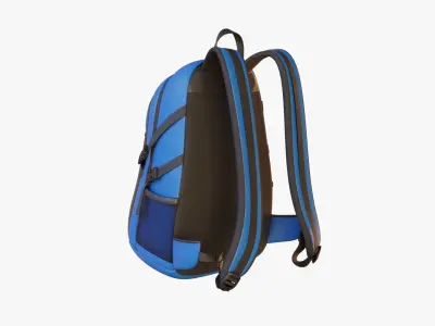 Sport Backpack Low-poly 3D model