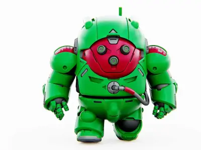 AMONG US CHARACTER-D  Rigged for Unreal Engine - Unity - MIXAMO  3D model