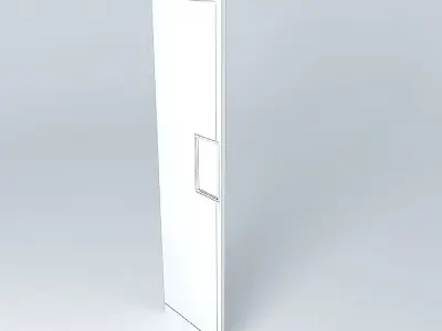 cab wooden door Free 3D model