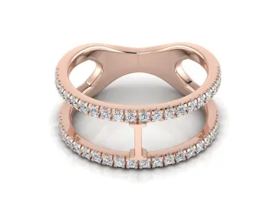 Jewelry Alphabet Ring I 3D print model purchase