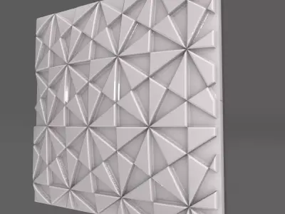 3D WALL PANEL 3DWPRAJ98 3D print model