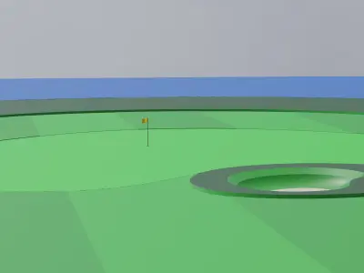 Golf Hole 3D model