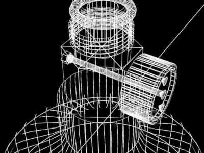 Paintball Co2 Tank 3D model