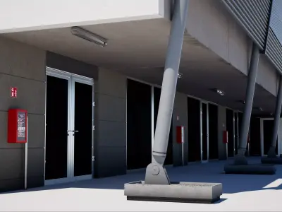 Imola Racetrack Building Complex  3D model