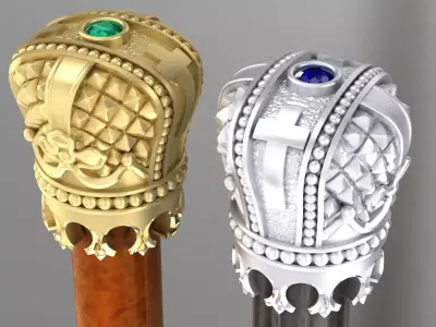 Stick Cap Queen 3D print model