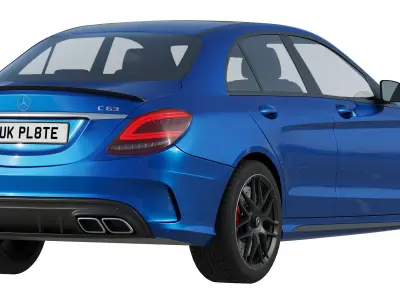 Mercedes-Benz C63 3D model