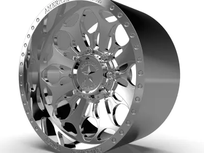 AMERICAN FORCECKH13 CARNAGE CC WHEEL 3D print model
