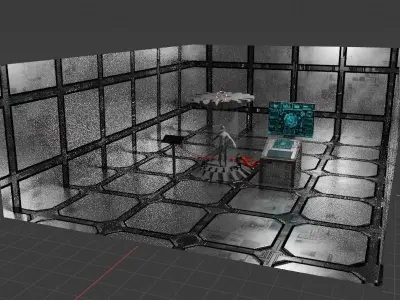 sci-fi lab Free 3D model