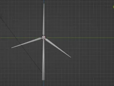 3D Wind turbine Free 3D print model