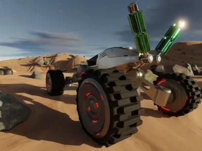 Sci-Fi Rover 3D model purchase