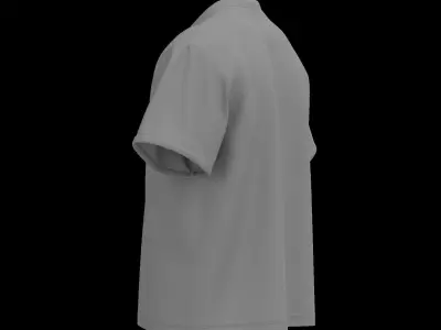 Male tshirt 3D model