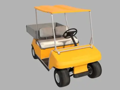 golf cart 3D model