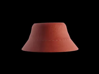 Bucket Hat Free low-poly 3D model