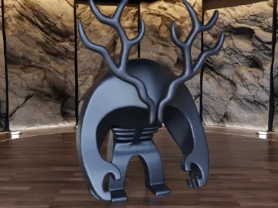 Wendingo Fantasy Creature Fan Art Toy  3D print model