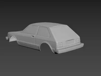 Toyota Starlet kb61 1983 Body For Print 3D print model