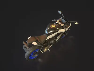 Base model CF Moto 675 SR R 2025 3D model