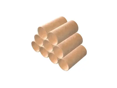 Concrete Pipe v1 001 Low-poly 3D model