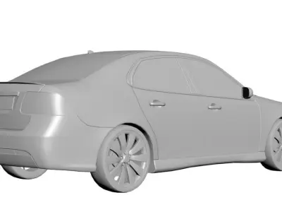 Safe city car 3D model