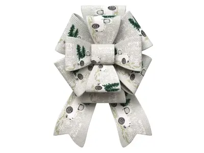 Christmas Bow Ribbon 39 Low-poly 3D model