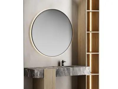 Bathroom Set 010 3D model