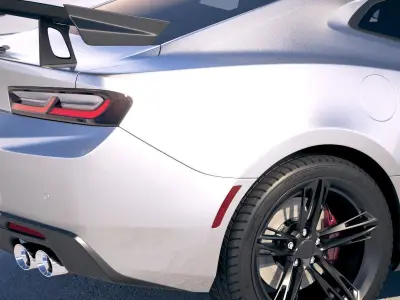 Chevrolet Camaro ZL1 1LE CG 2018 3D model