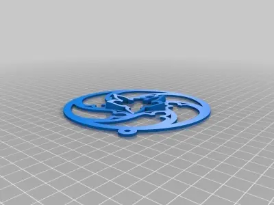 Gothic Window Decoration Free 3D print model