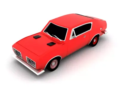 Plymouth Barracuda Car 3D model