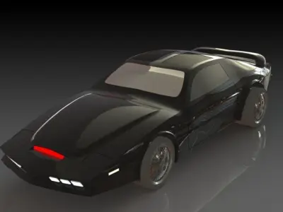 Pontiac Firebird Kitt Free 3D print model
