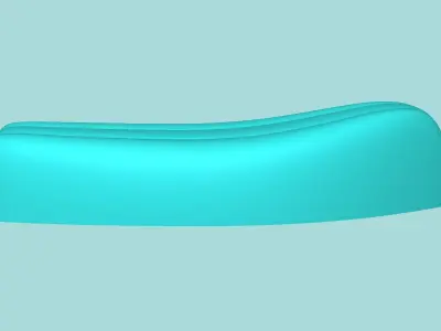 Sunflower Petal 04 - Silicone Mold Maker - Template 3D print model