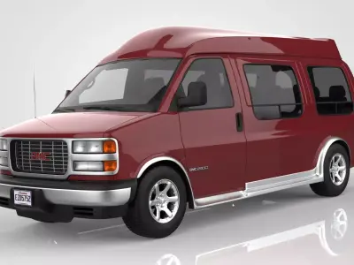 GMC Savana Conversion Van 1997 3D model