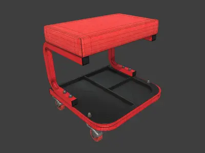 Rolling Creeper Low-poly 3D model