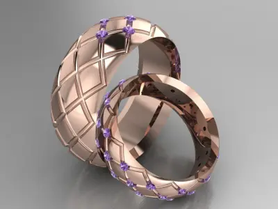 ring set 21 collection1 3D print model