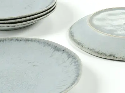 POLYPASTA-depot-plate-light blue 3D model