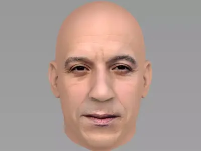 Vin Diesel 3D model