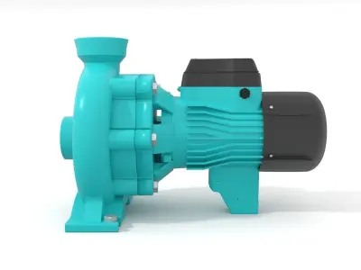 Centrifugal water pump 3D model